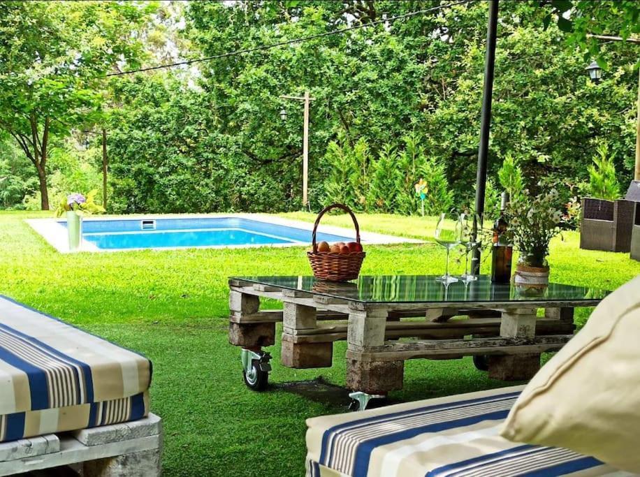 A Vina De Lina. Turismo Rural Con Piscina Y Finca. Pontevedra Kültér fotó