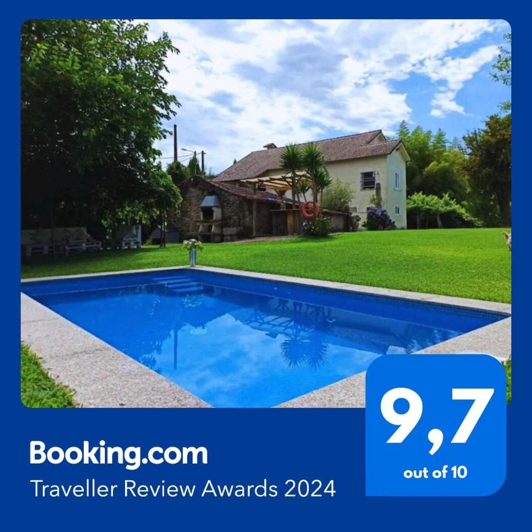 A Vina De Lina. Turismo Rural Con Piscina Y Finca. Pontevedra Kültér fotó